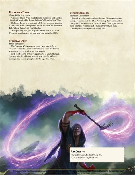 Elevating Your Game with the Magic Whip Generator 5e